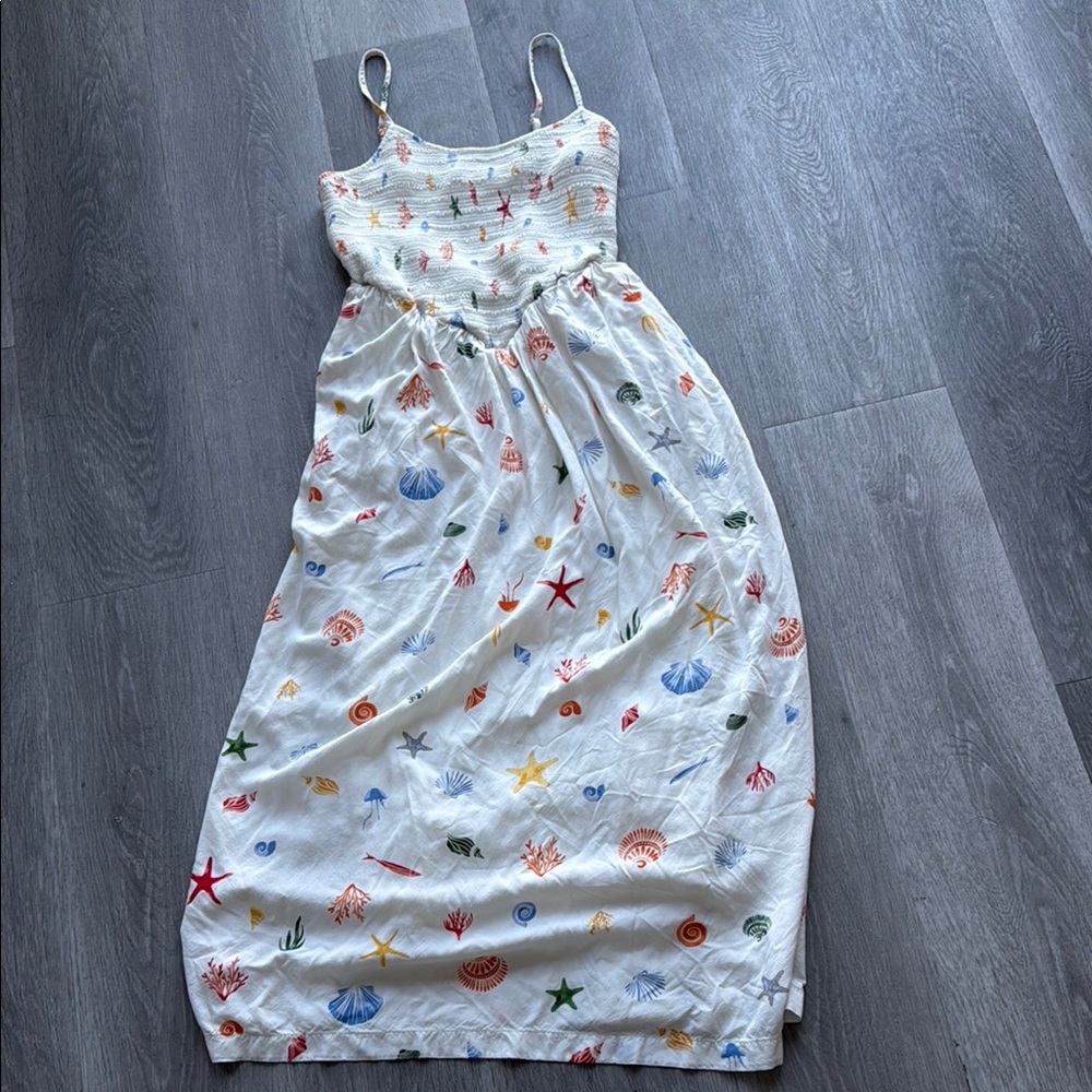 Target Colorful Sea-Themed midi Dress